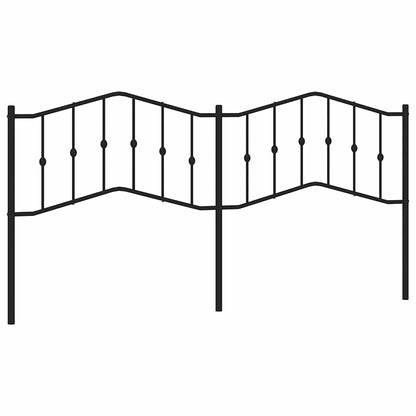 Kopfteil Metall Schwarz 193 cm