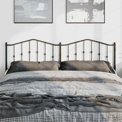 Kopfteil Metall Schwarz 193 cm
