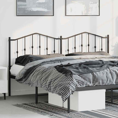 Kopfteil Metall Schwarz 193 cm