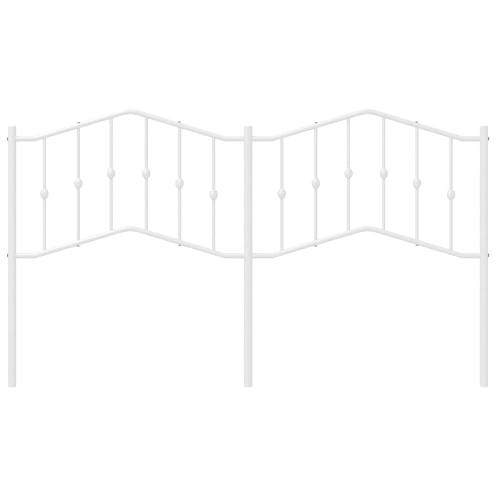 Kopfteil Metall Weiß 180 cm