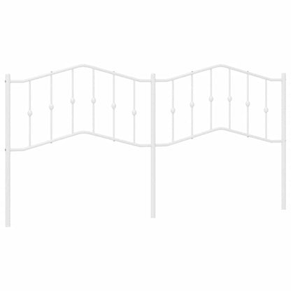 Kopfteil Metall Weiß 193 cm
