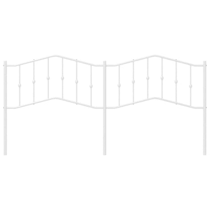 Kopfteil Metall Weiß 193 cm