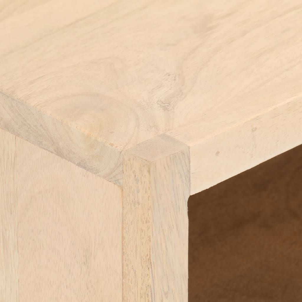 TV-Schrank 110x30x40 cm Massivholz Mango und Eisen - Pazzar.ch