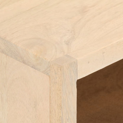 TV-Schrank 110x30x40 cm Massivholz Mango und Eisen - Pazzar.ch