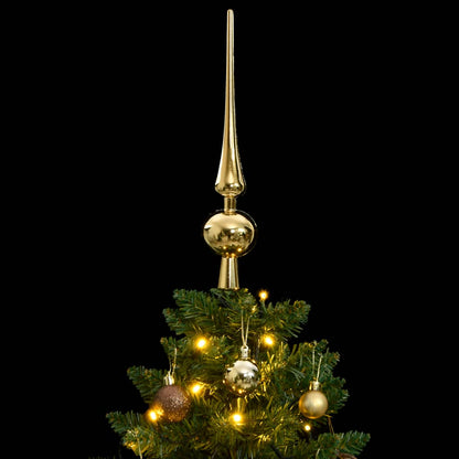 Künstlicher Weihnachtsbaum Klappbar 150 LEDs & Kugeln 150 cm - Pazzar.ch