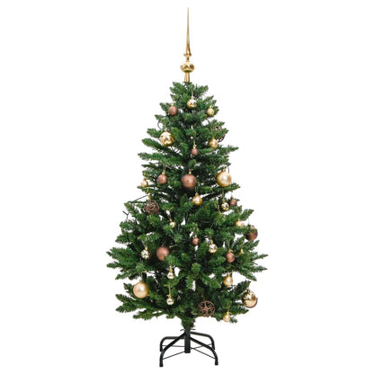 Künstlicher Weihnachtsbaum Klappbar 150 LEDs & Kugeln 150 cm - Pazzar.ch