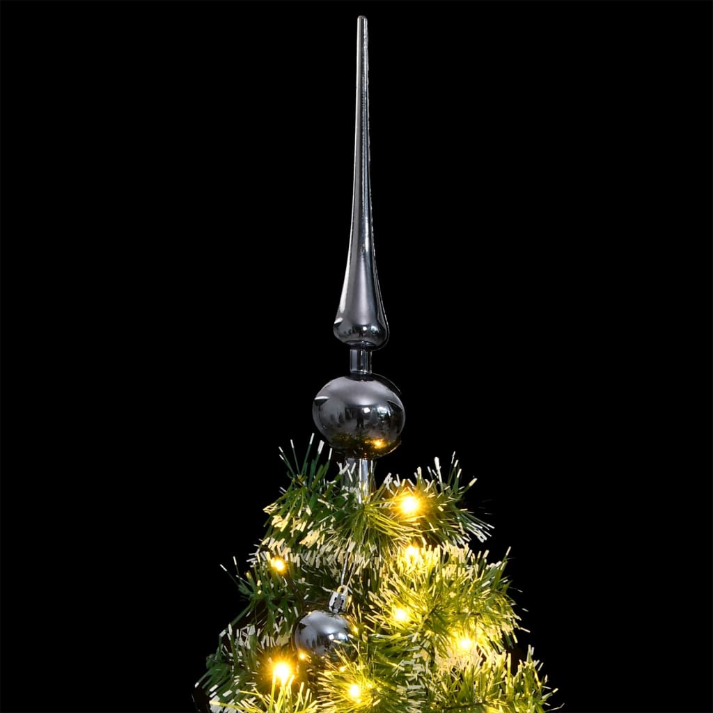 Künstlicher Weihnachtsbaum Klappbar 150 LEDs & Kugeln 120 cm - Pazzar.ch