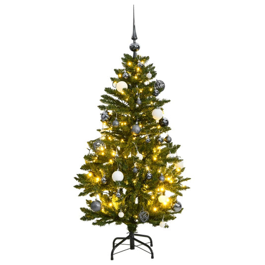 Künstlicher Weihnachtsbaum Klappbar 150 LEDs & Kugeln 150 cm - Pazzar.ch