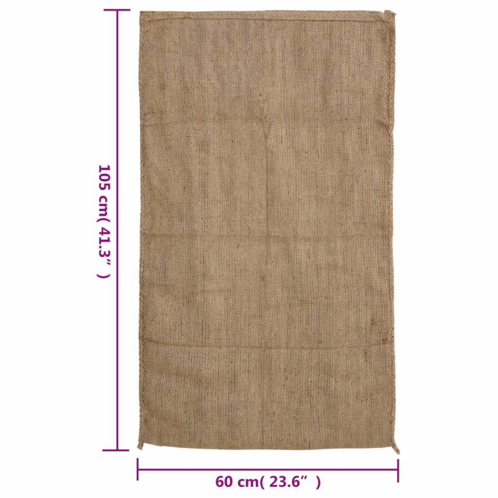 Jutesäcke 30 Stk. 60x105 cm 100% Jute 340 g/m²