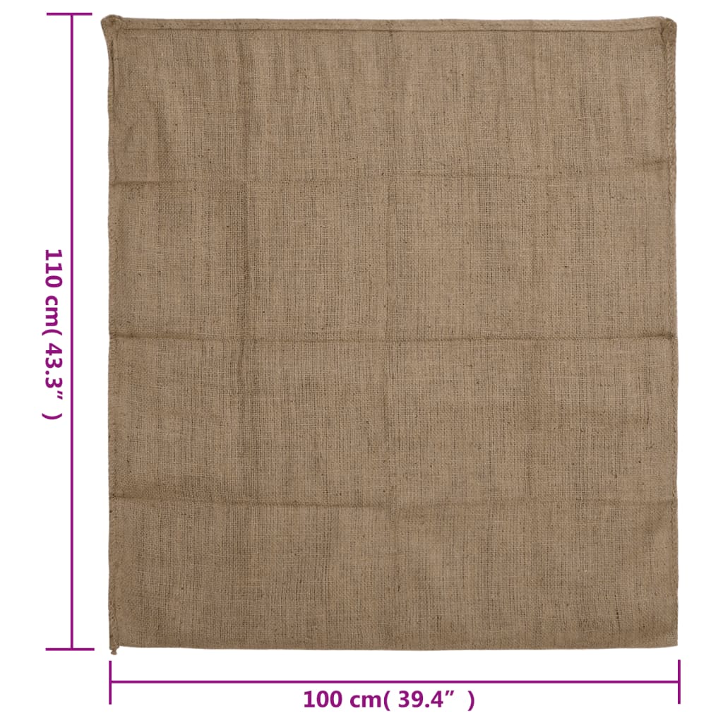 Jutesäcke 30 Stk. 100x110 cm 100% Jute 340 g/m²