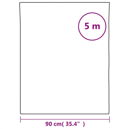 Sonnenschutzfolie Statisch Reflektierend Silbern 90x500 cm PVC - Pazzar.ch