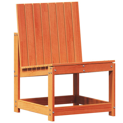 3-tlg. Garten-Lounge-Set Wachsbraun Massivholz Kiefer - Pazzar.ch