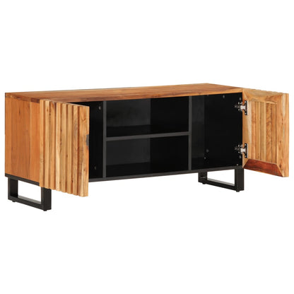 TV-Schrank 105x34x46 cm Massivholz Akazie - Pazzar.ch