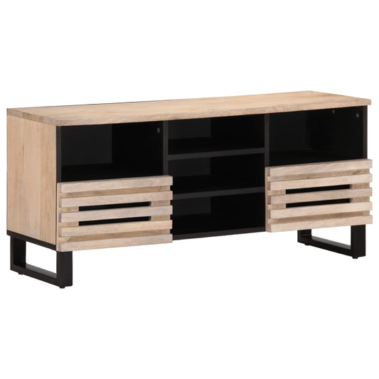 TV-Schrank 100x34x46 cm Massivholz Mango - Pazzar.ch