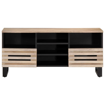 TV-Schrank 100x34x46 cm Massivholz Mango - Pazzar.ch