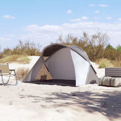 Strandzelt 2 Personen Grau Pop-Up Wasserdicht - Pazzar.ch