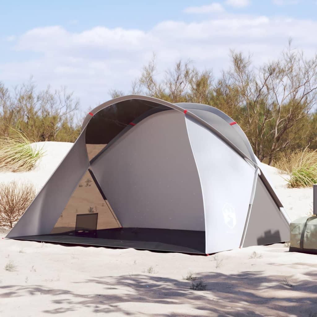Strandzelt 2 Personen Grau Pop-Up Wasserdicht - Pazzar.ch