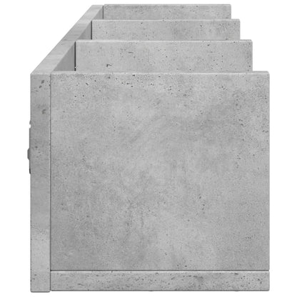 Wandschrank Betongrau 75x18x16,5 cm Holzwerkstoff - Pazzar.ch