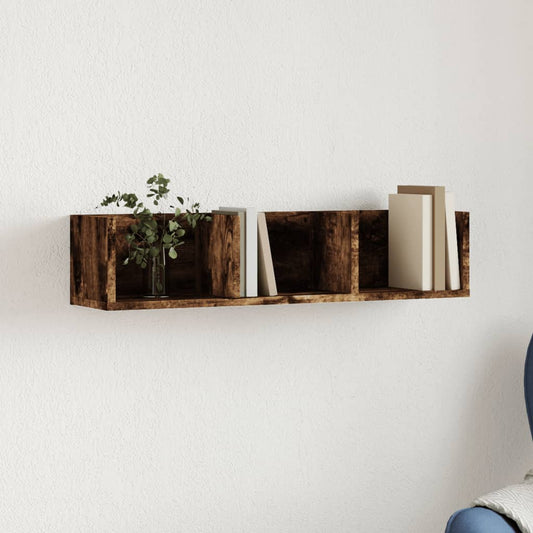 Wandschrank Räuchereiche 75x18x16,5 cm Holzwerkstoff - Pazzar.ch