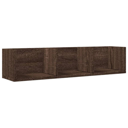 Wandschränke 2 Stk. Eichen-Optik 75x18x16,5 cm Holzwerkstoff - Pazzar.ch