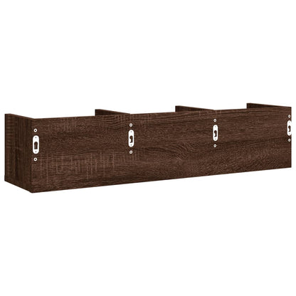 Wandschränke 2 Stk. Eichen-Optik 75x18x16,5 cm Holzwerkstoff - Pazzar.ch