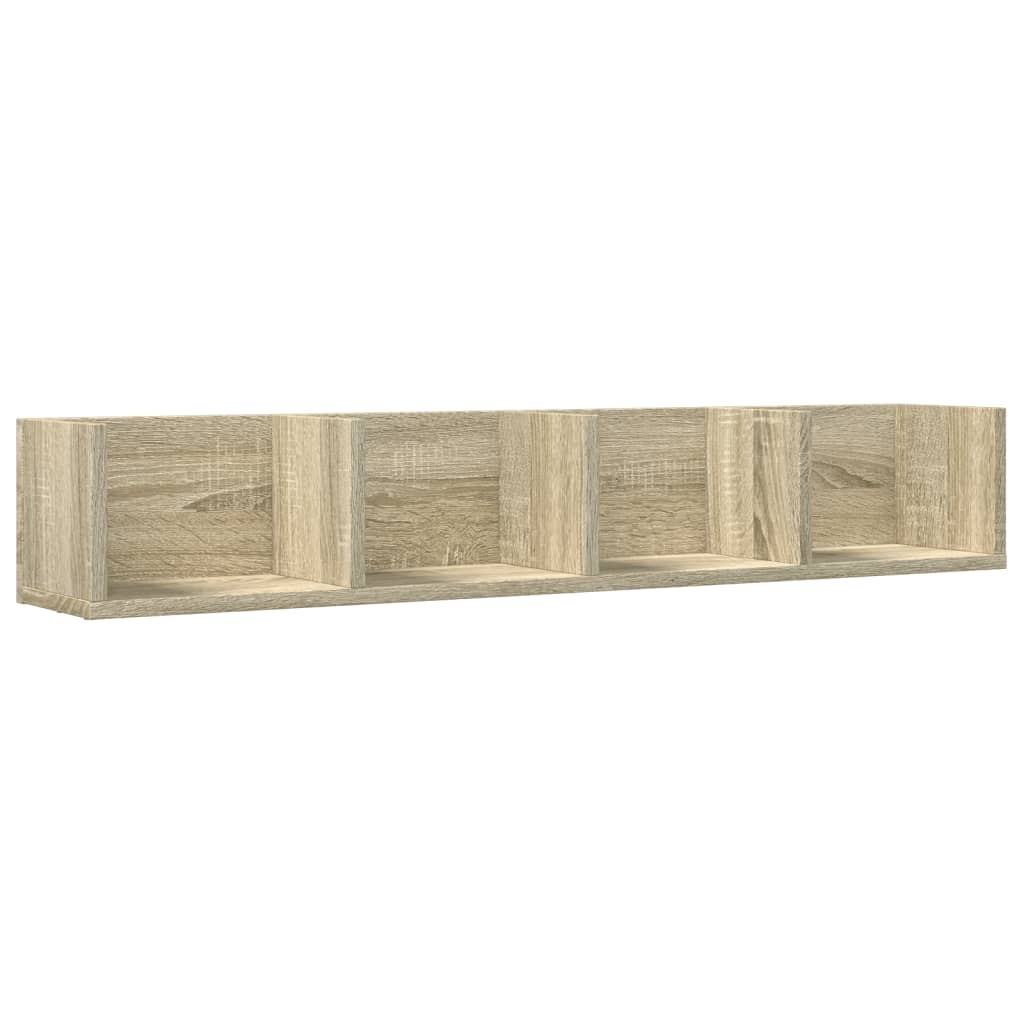 Wandschrank Sonoma-Eiche 99x18x16,5 cm Holzwerkstoff - Pazzar.ch