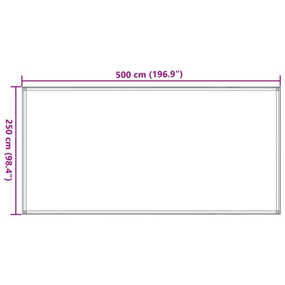 Zeltteppich Sandfarbe 250x500 cm HDPE - Pazzar.ch