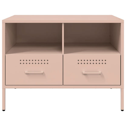 TV-Schränke 2 Stk. Rosa 68x39x50,5 cm Stahl - Pazzar.ch