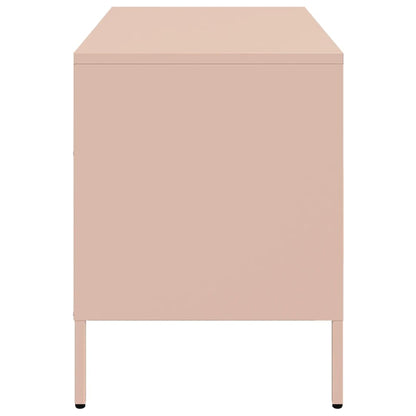 TV-Schränke 2 Stk. Rosa 68x39x50,5 cm Stahl - Pazzar.ch