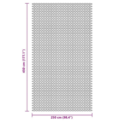 Zeltteppich Anthrazit 4,5x2,5 m - Pazzar.ch