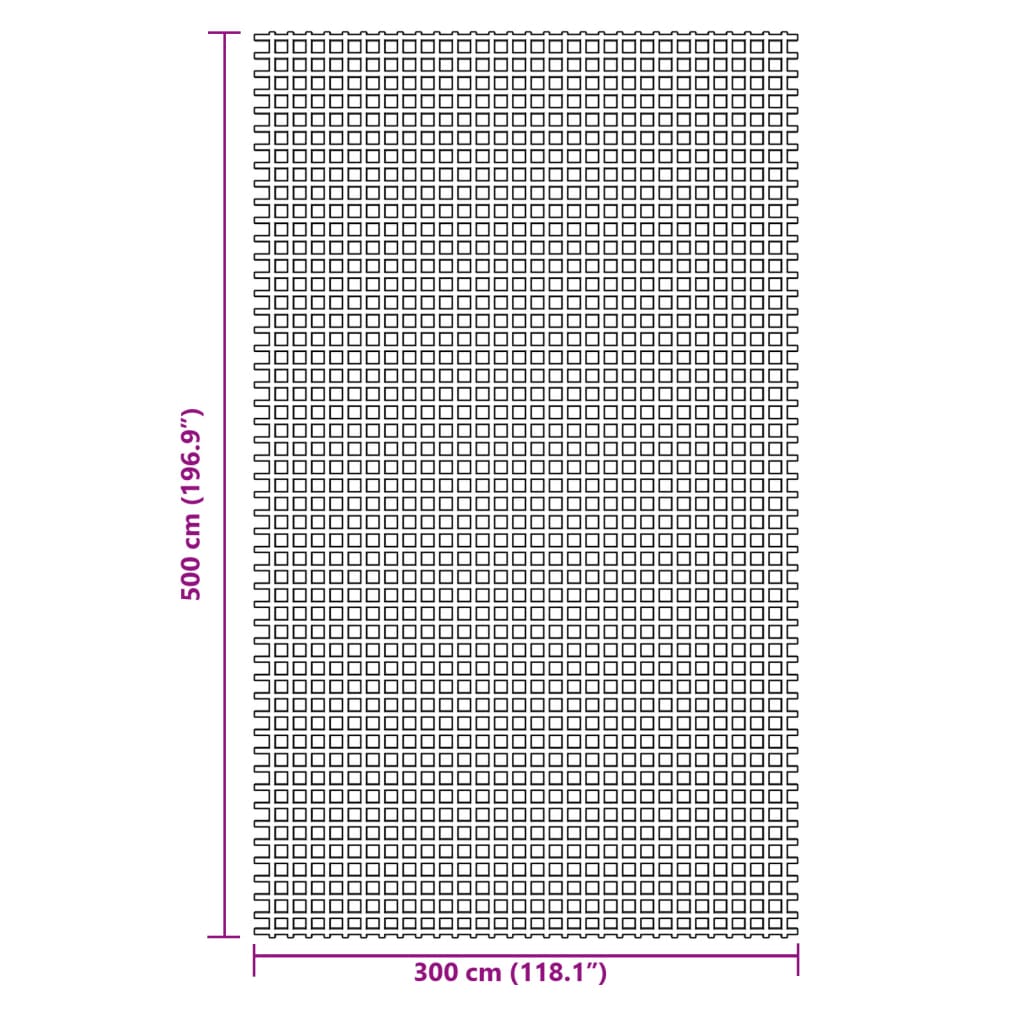 Zeltteppich Grün 5x3 m