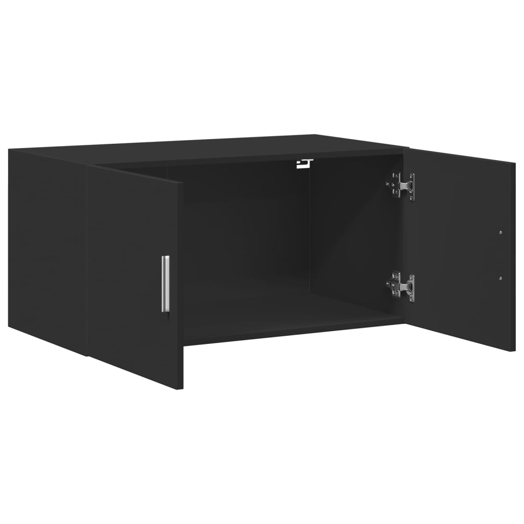 Wandschrank Schwarz 80x42,5x40 cm Holzwerkstoff - Pazzar.ch