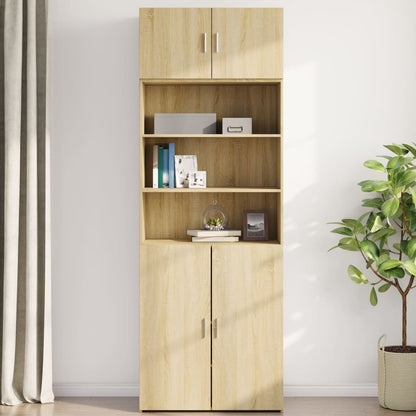 Wandschrank Sonoma-Eiche 80x42,5x40 cm Holzwerkstoff - Pazzar.ch