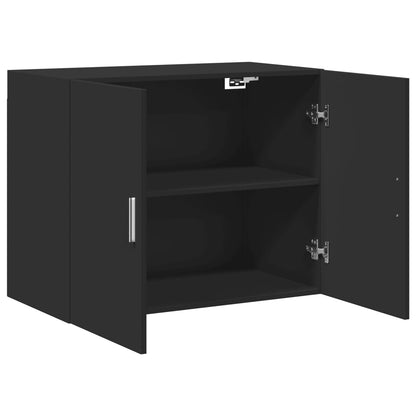 Wandschrank Schwarz 80x42,5x64 cm Holzwerkstoff - Pazzar.ch