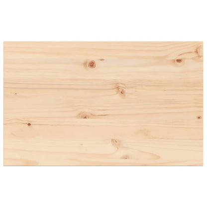 Tischplatte 80x50x1,7 cm Rechteckig Massivholz Kiefer - Pazzar.ch