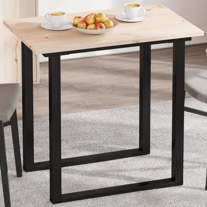 Tischplatte 80x50x1,7 cm Rechteckig Massivholz Kiefer - Pazzar.ch