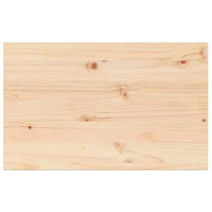 Tischplatte 80x50x2,5 cm Rechteckig Massivholz Kiefer - Pazzar.ch