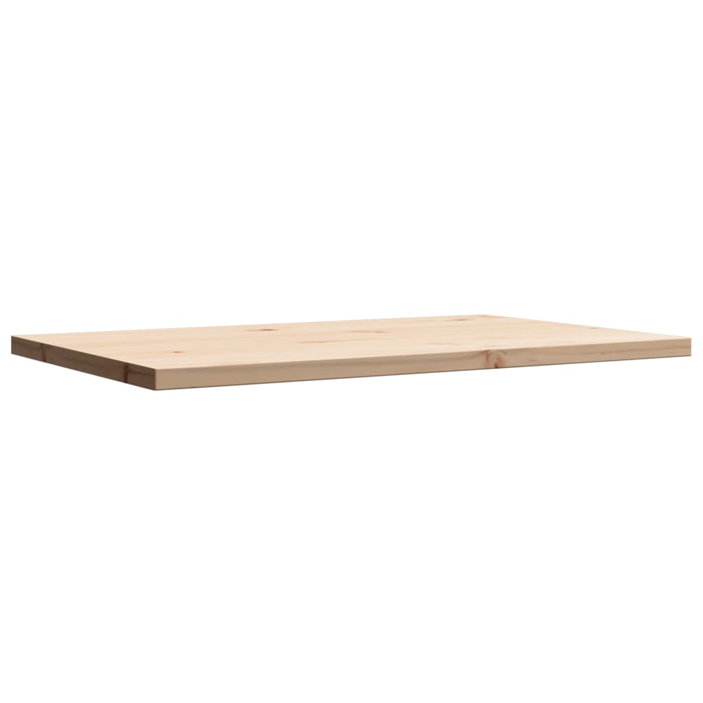 Tischplatte 80x50x2,5 cm Rechteckig Massivholz Kiefer - Pazzar.ch
