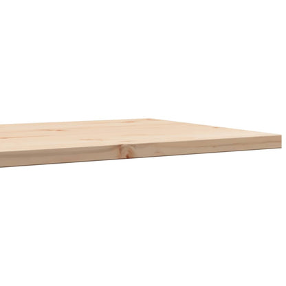 Tischplatte 80x50x2,5 cm Rechteckig Massivholz Kiefer - Pazzar.ch