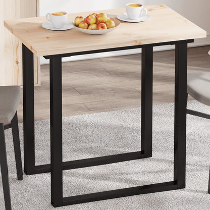 Tischplatte 80x50x2,5 cm Rechteckig Massivholz Kiefer - Pazzar.ch