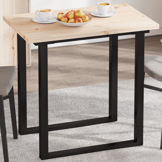 Tischplatte 80x50x2,5 cm Rechteckig Massivholz Kiefer - Pazzar.ch