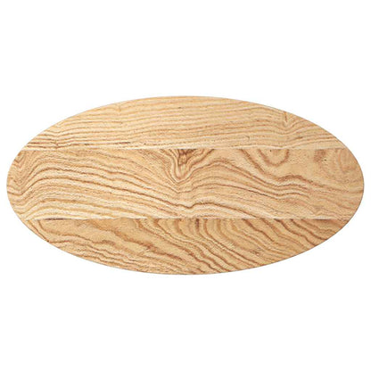 Tischplatte 80x40x4 cm Massivholz Eiche Oval - Pazzar.ch