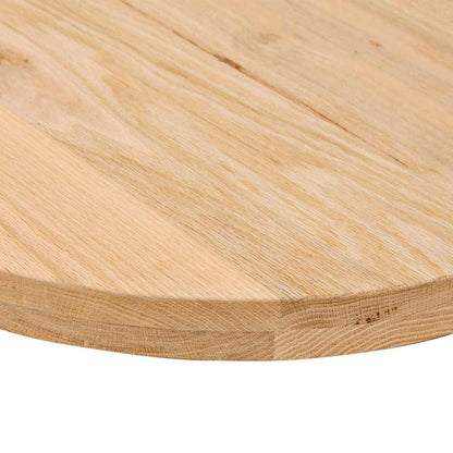 Tischplatte 80x40x4 cm Massivholz Eiche Oval - Pazzar.ch