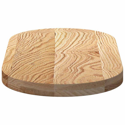 Tischplatte 80x40x4 cm Massivholz Eiche Oval - Pazzar.ch