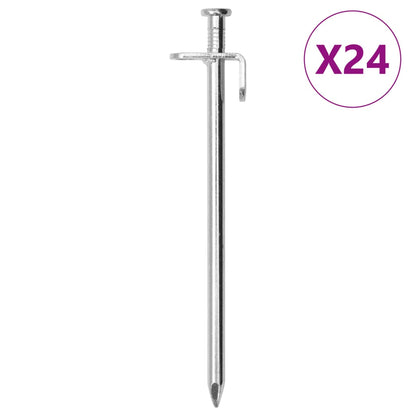 Zeltheringe 24 Stk. 19,5 cm 8 mm Verzinkter Stahl - Pazzar.ch