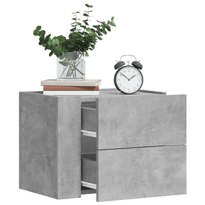 Wand-Nachttisch Betongrau 45x30x35 cm - Pazzar.ch