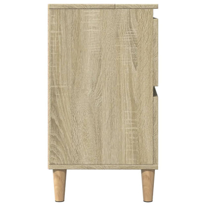 Waschbeckenunterschrank Sonoma-Eiche 80x33x60 cm Holzwerkstoff - Pazzar.ch