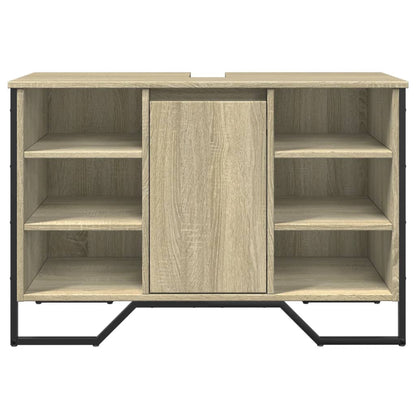 Waschbeckenunterschrank Sonoma-Eiche 91x35x60 cm Holzwerkstoff - Pazzar.ch