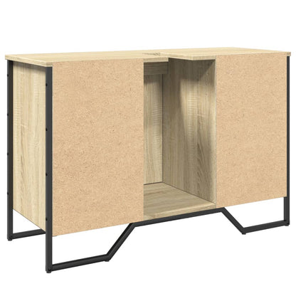 Waschbeckenunterschrank Sonoma-Eiche 91x35x60 cm Holzwerkstoff - Pazzar.ch