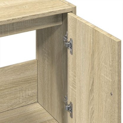 Waschbeckenunterschrank Sonoma-Eiche 63x29x55 cm Holzwerkstoff - Pazzar.ch